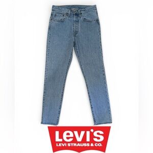 Levi's 501 5-Button Fly Light Wash Ankle Skinny Jeans Sz 26 Timeless Classic